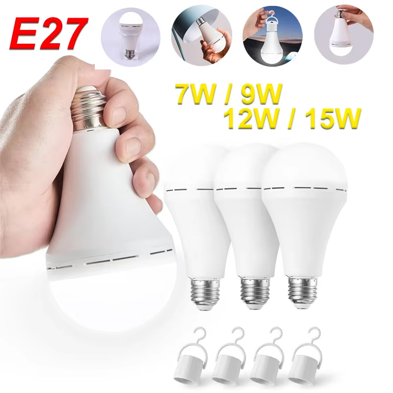 Power Outage Light - E27 Rechargeable Emergency Light Bulb 7W/9W/12W/15W