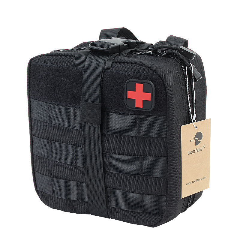 First Aid Bag Kit - TACTIFANS First Aid Pouch Patch Bag
