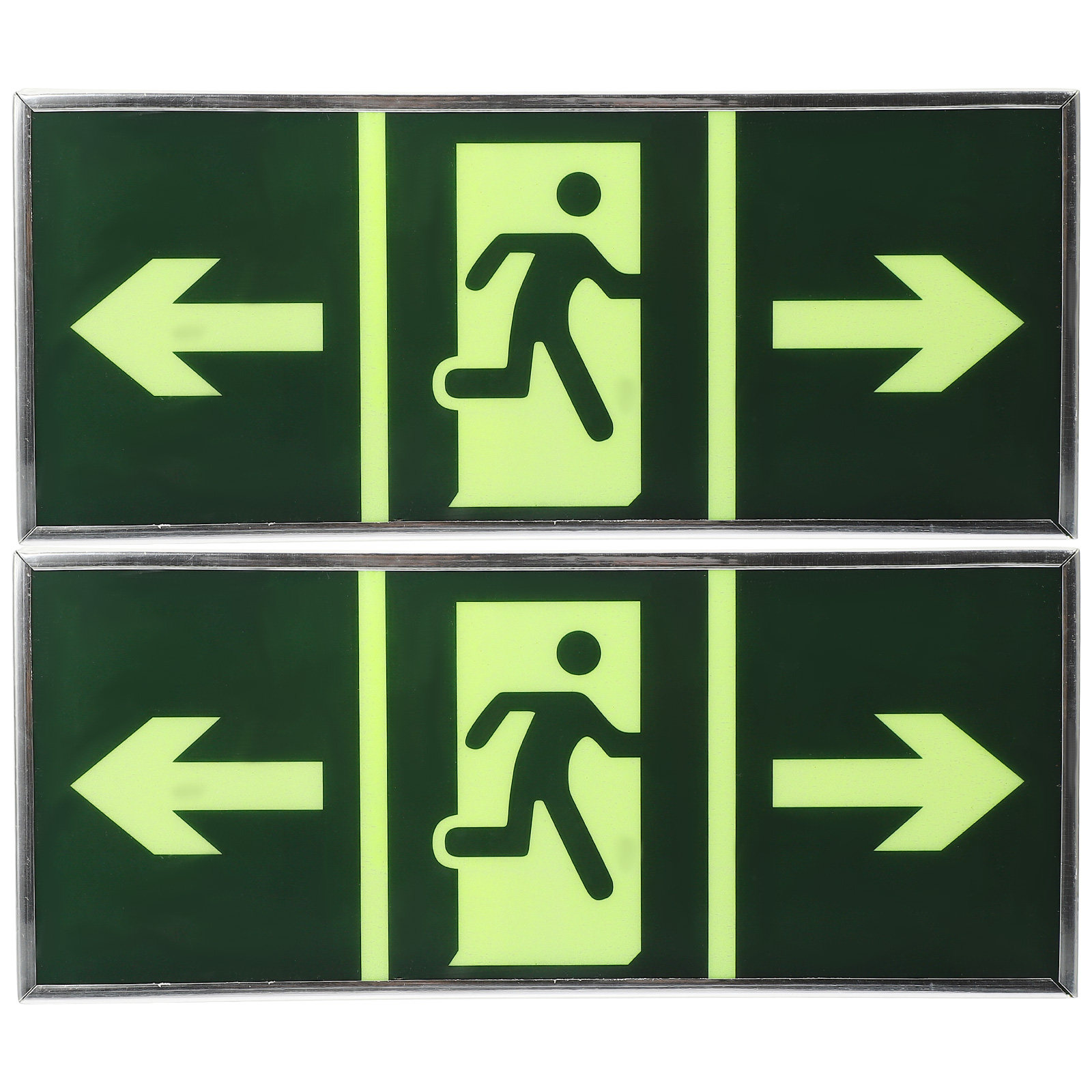 2Pcs Glow Exit Sticker Premium - Emergency Exit Sign avaliação e preço