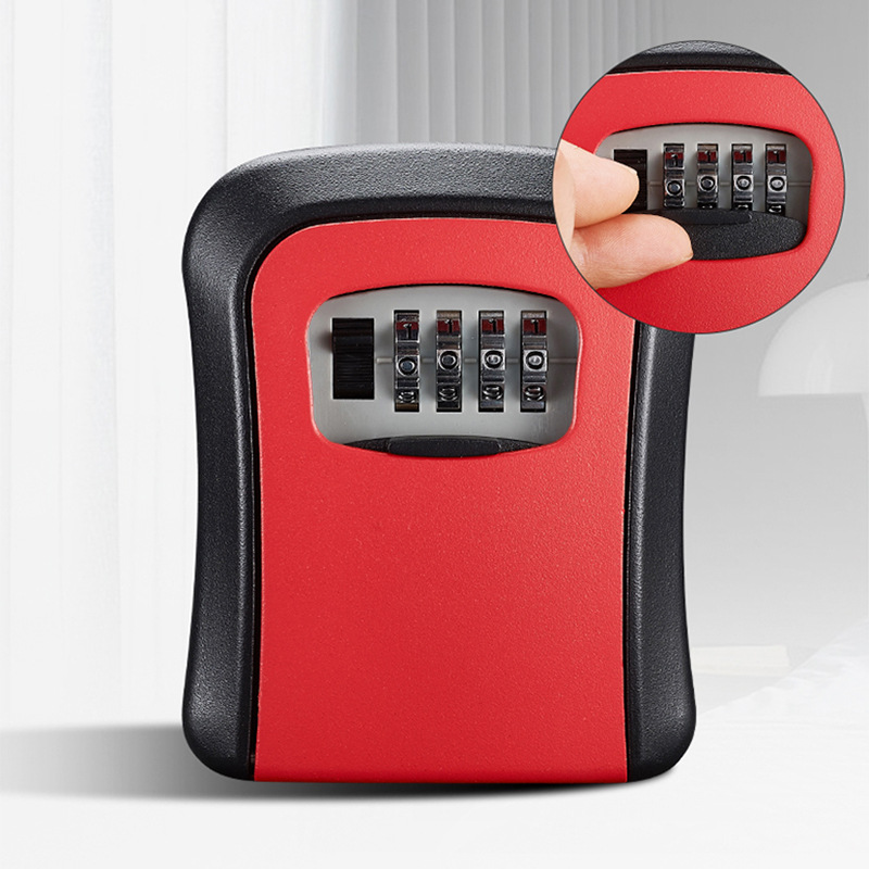 Wall Mount Key Lock Box 4 Digi - Lockbox Key Secure avaliação e preço