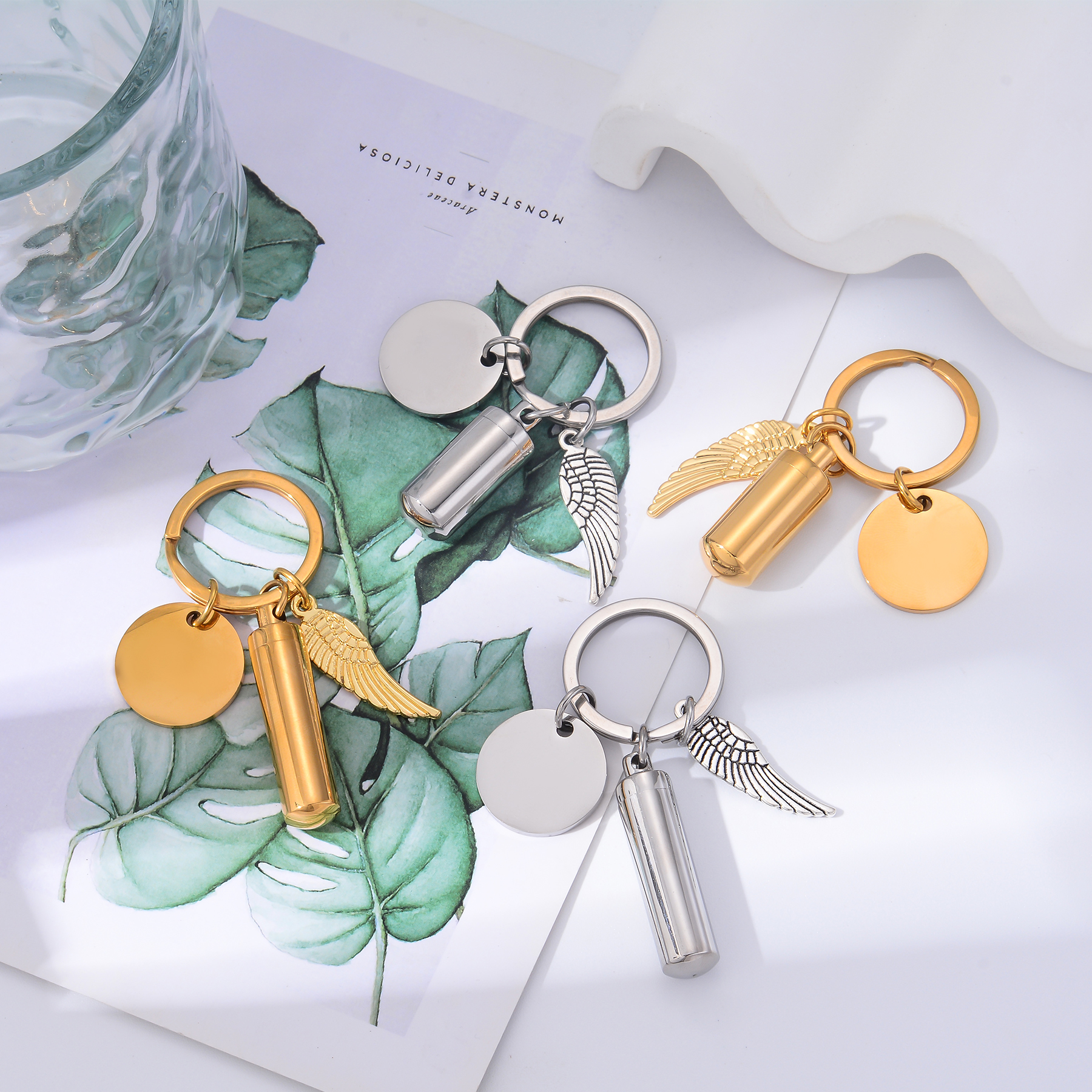 Personalized Cylinder Urn Keyc - Personal Alarm Keychain avaliação e preço