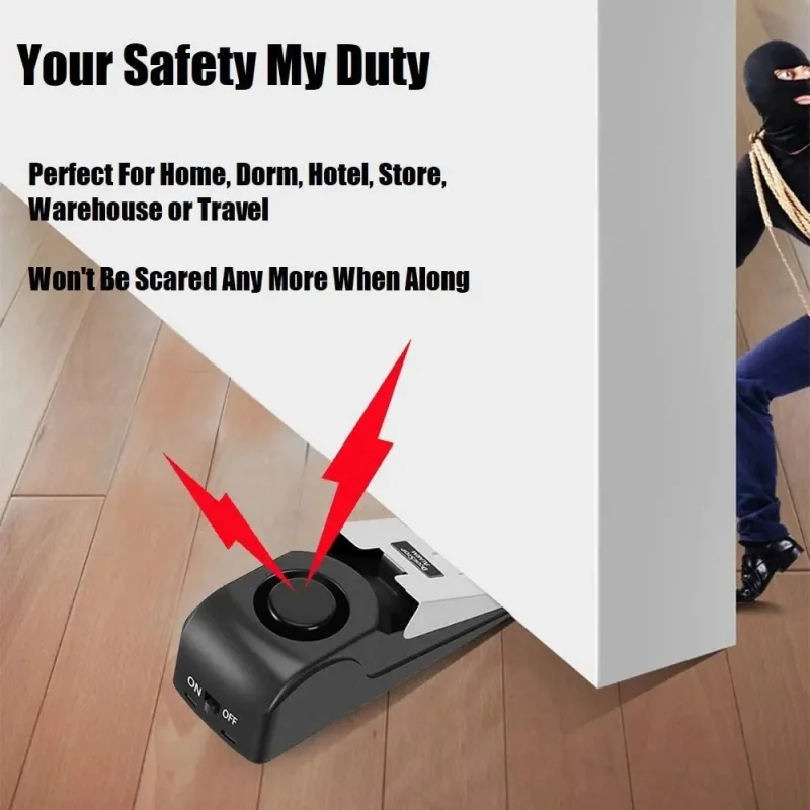 120db Wireless Door Stop Stopp - Door Stop Alarm avaliação e preço