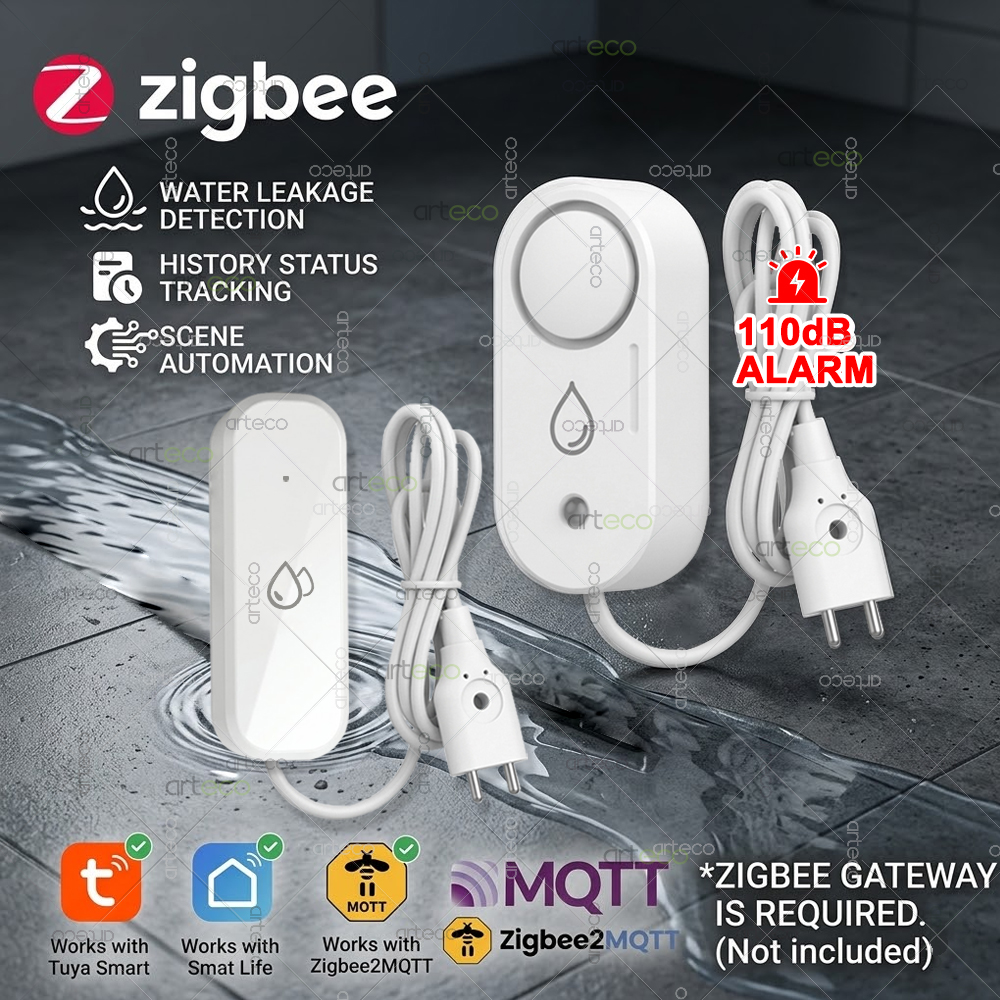 Zigbee Water Leak Sensor Flood - Water Alarm Sensor avaliação e preço