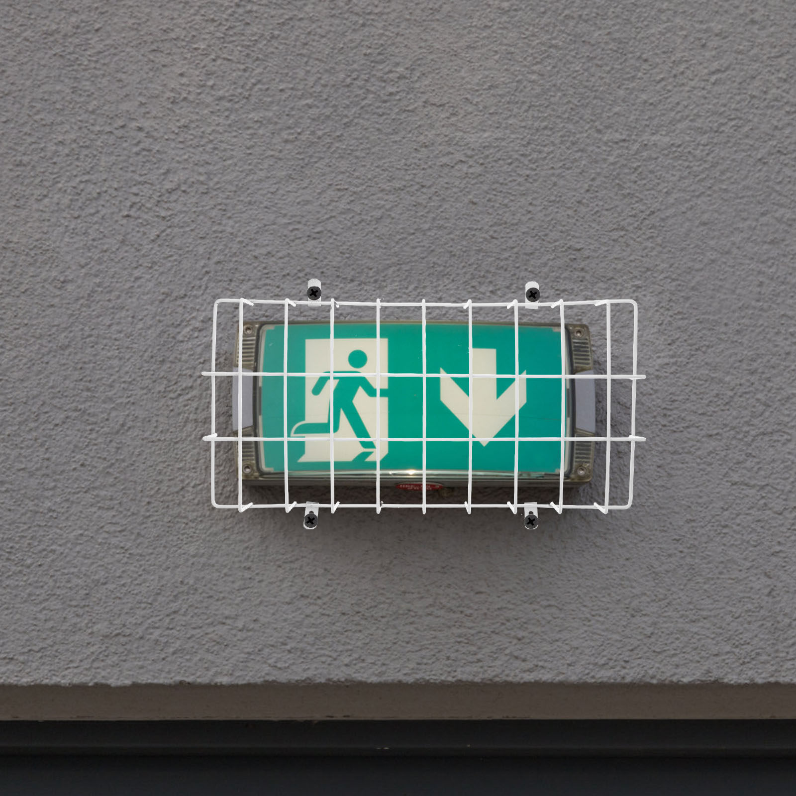 Emergency Light Metal Wire Gua - Emergency Exit Sign avaliação e preço