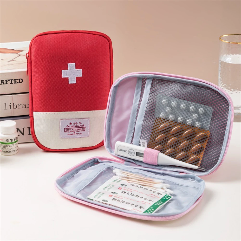 Mini Travel Medicine Bag Porta - First Aid Bag Kit avaliação e preço