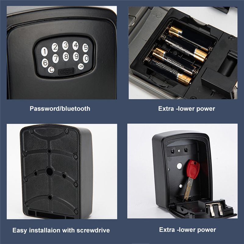 B68A TUYA Smart Key Box Blueto - Lockbox Key Secure avaliação e preço