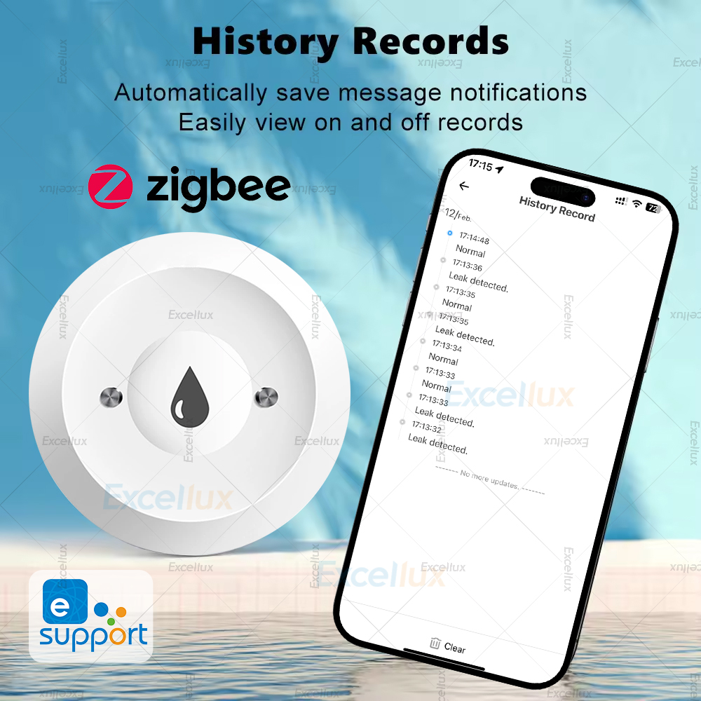 Ewelink Zigbee 3.0 Water Senso - Water Alarm Sensor avaliação e preço