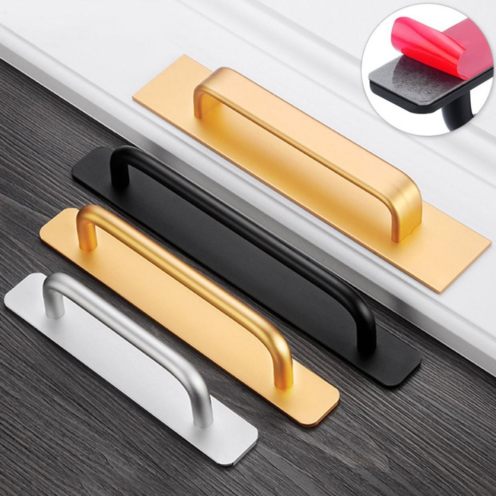 Punch-free Door Handle Aluminu - Window Lock Bar avaliação e preço