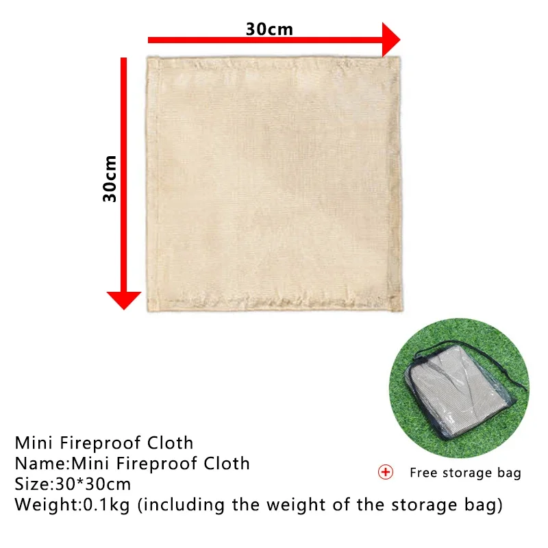 1pc Outdoor Camping Fireproof  - Fire Blanket Kitchen avaliação e preço