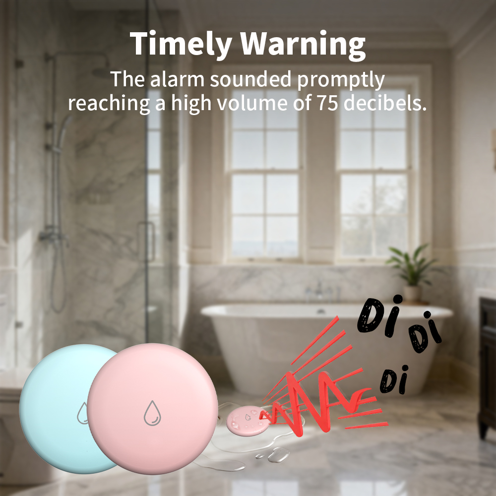 Zigbee Leakage Sensor LED Imme - Water Alarm Sensor avaliação e preço