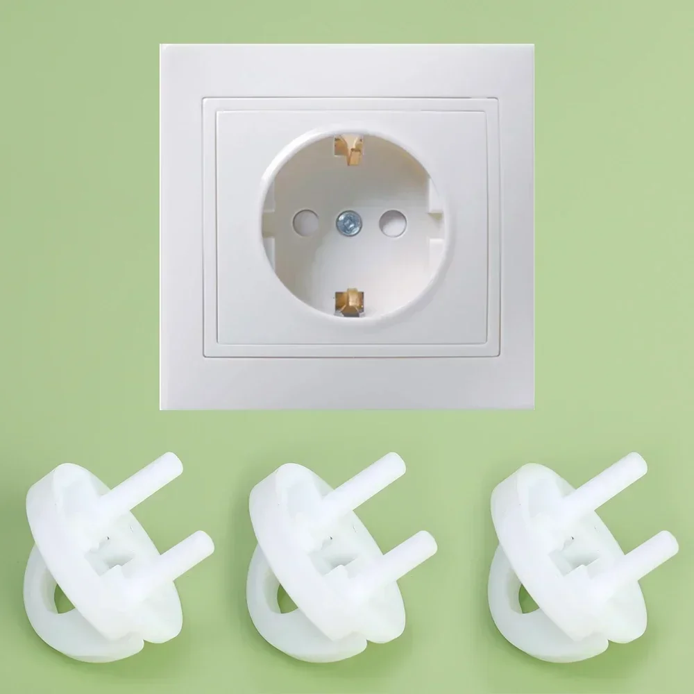 White Electrical Safety Socket - Outlet Cover Baby avaliação e preço