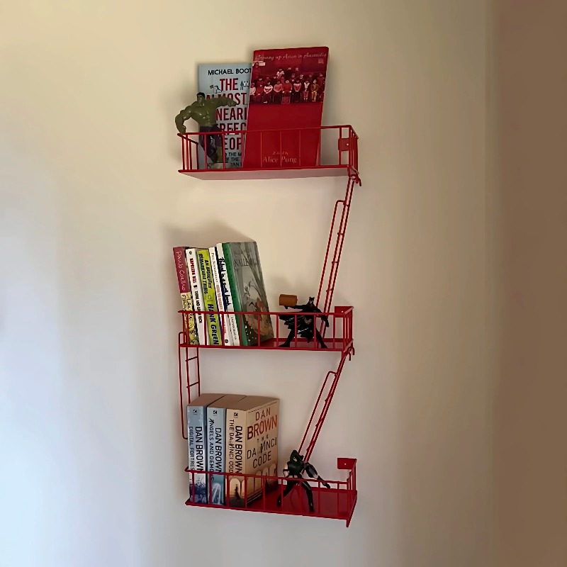 Fire Escape Wall Shelf, 3-Tier - Fire Escape Ladder avaliação e preço