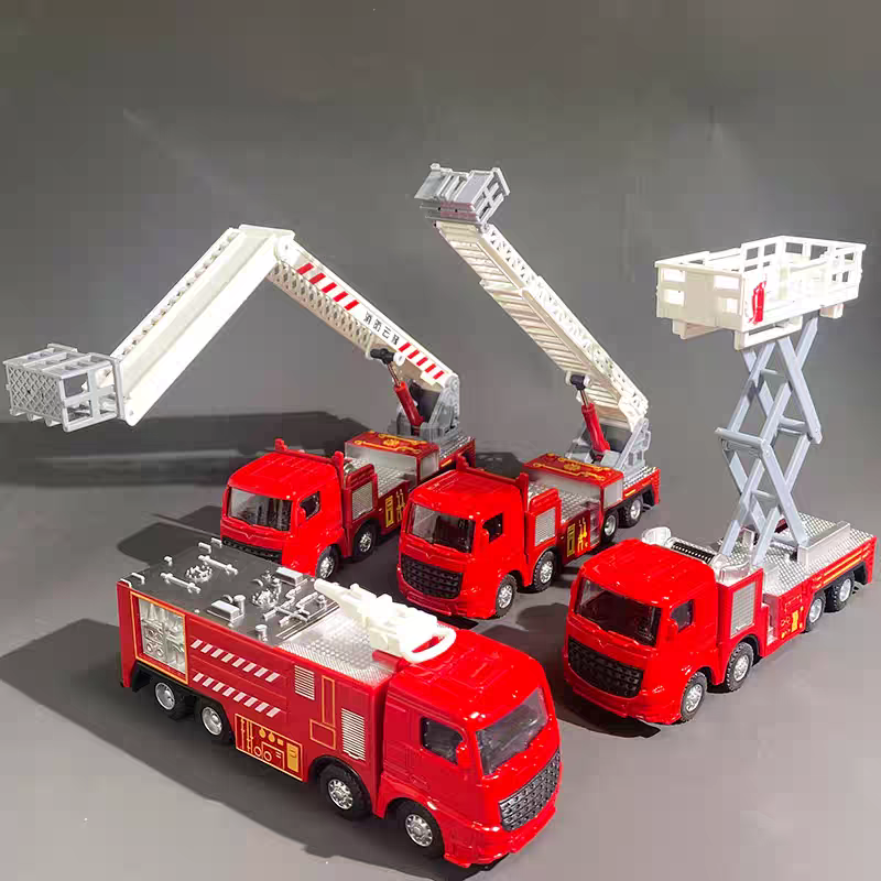 1:55 Diecast Fire Truck Model  - Fire Escape Ladder avaliação e preço