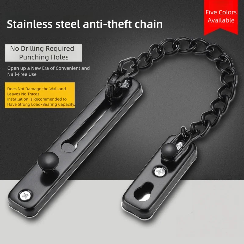 Multi-Color Stainless Steel An - Security Chain Door avaliação e preço
