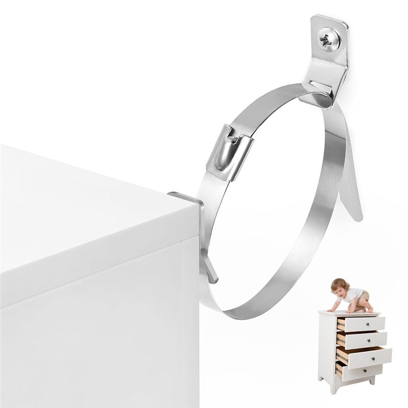 A05E-10Pcs Furniture Wall Anch - Earthquake Anchor Strap avaliação e preço