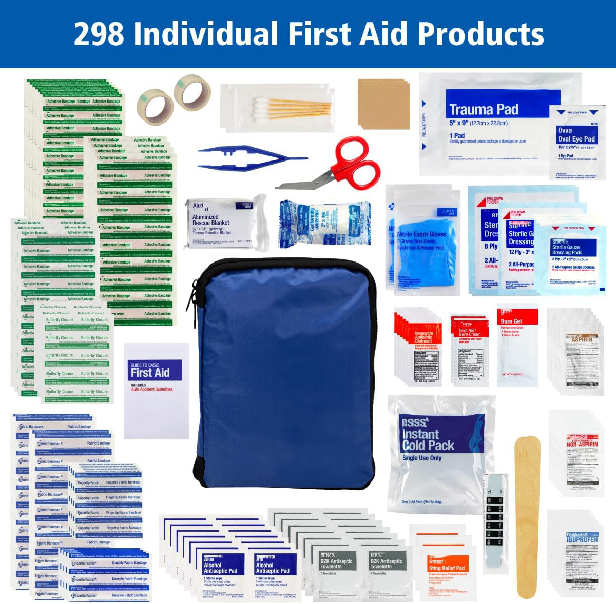 Kebon KB5029 298pcs Durable 60 - First Aid Bag Kit avaliação e preço