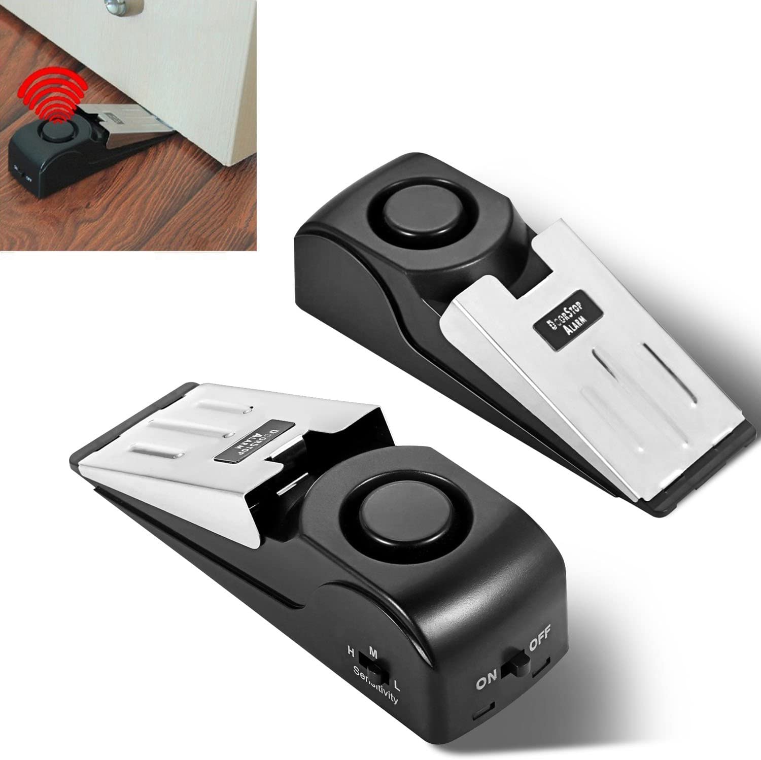 Upgraded Door Stopper Alarm Po - Door Stop Alarm avaliação e preço