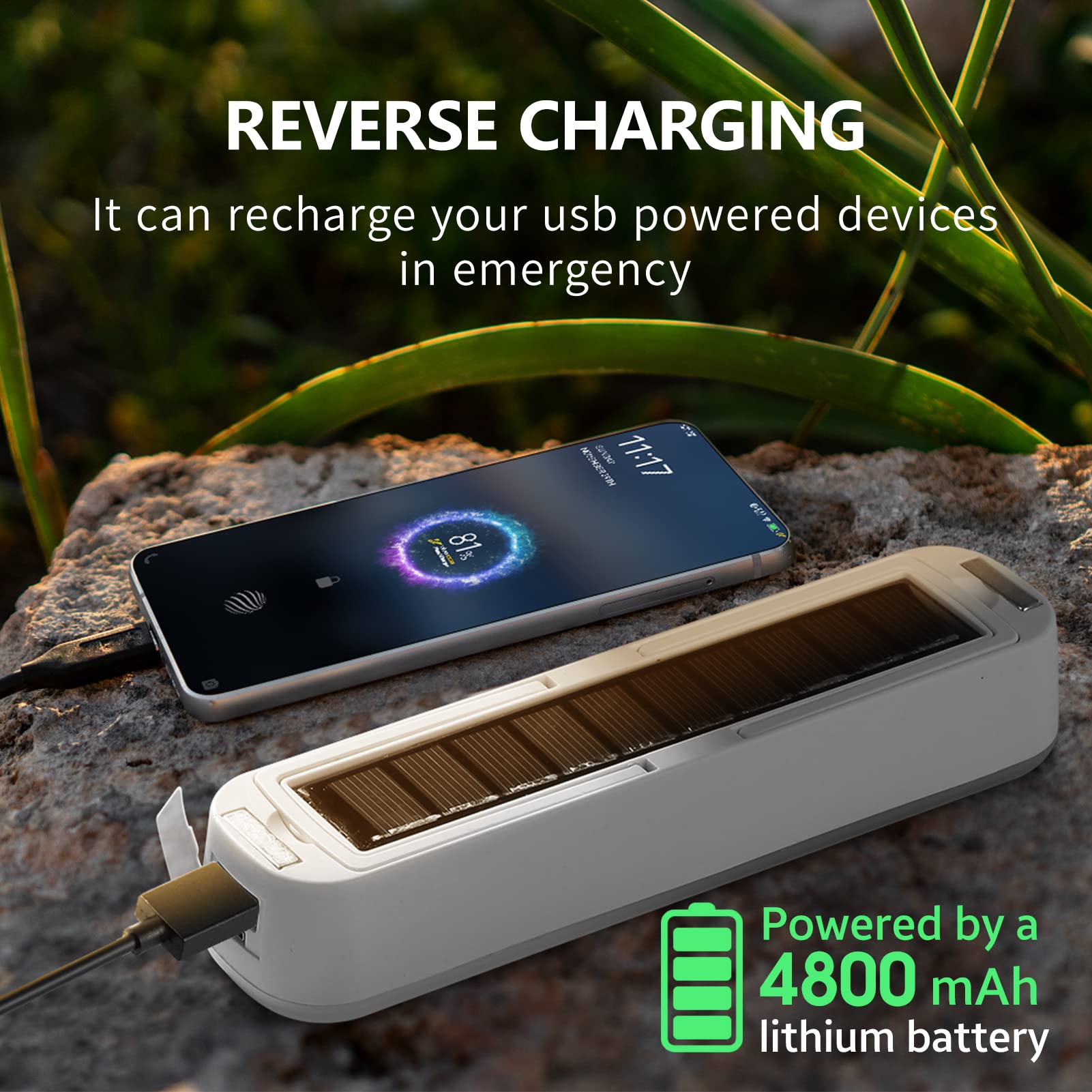 Solar Rechargeable Camping Lan - Power Outage Light avaliação e preço