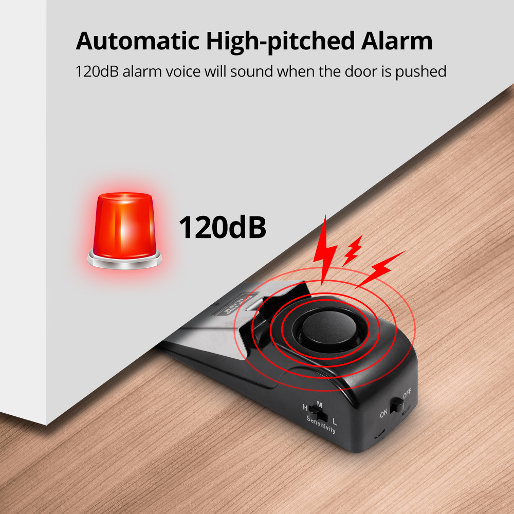 2pcs Door Stop Alarm for Home  - Door Stop Alarm avaliação e preço