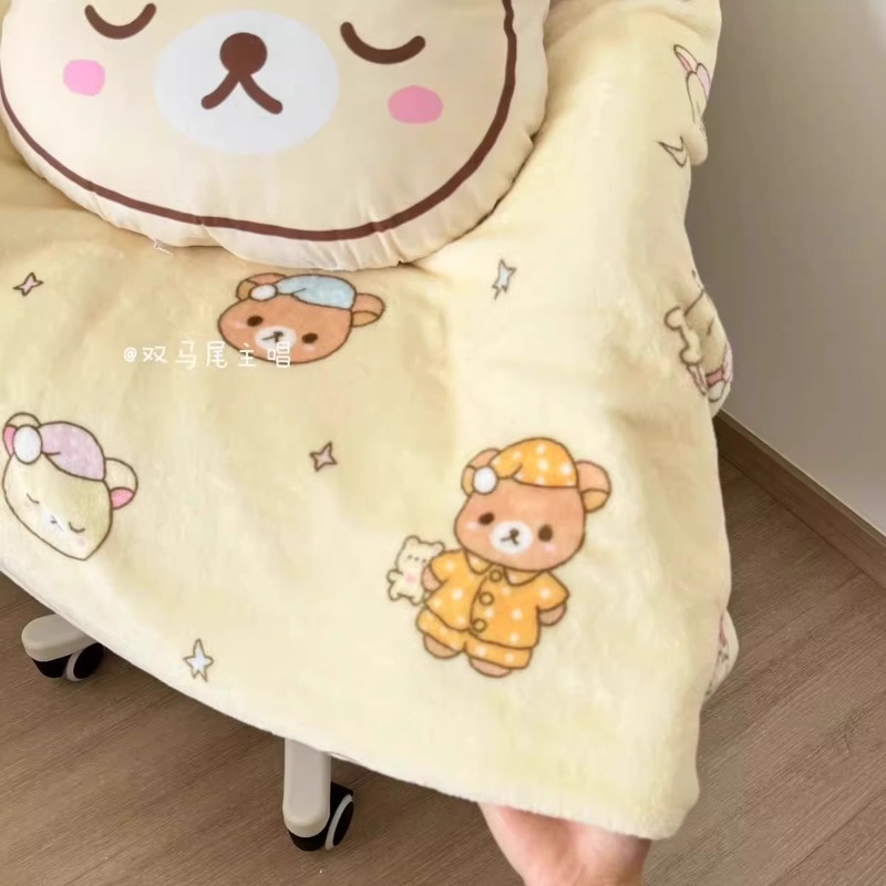 Cartoon Rilakkuma Flannel Thro - Fire Blanket Kitchen avaliação e preço