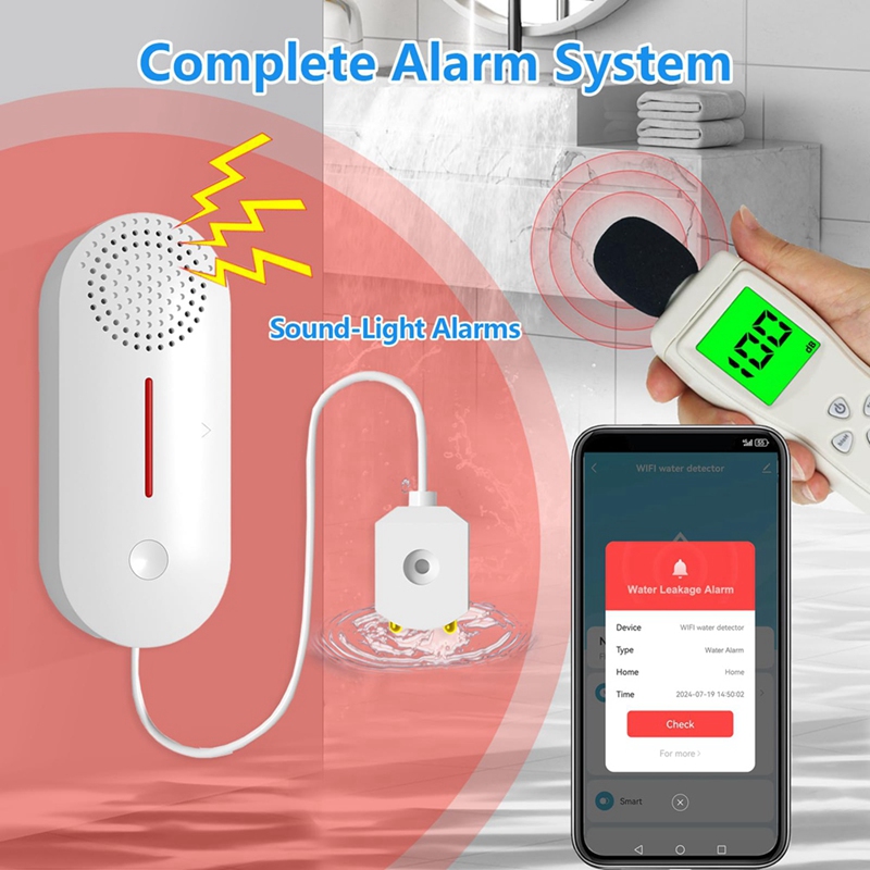 Water Detector Alarm, Smart Wa - Water Alarm Sensor avaliação e preço