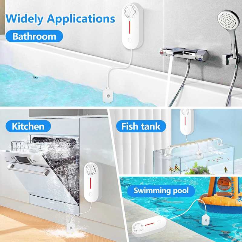 Water Detector Alarm, Smart Wa - Water Alarm Sensor avaliação e preço