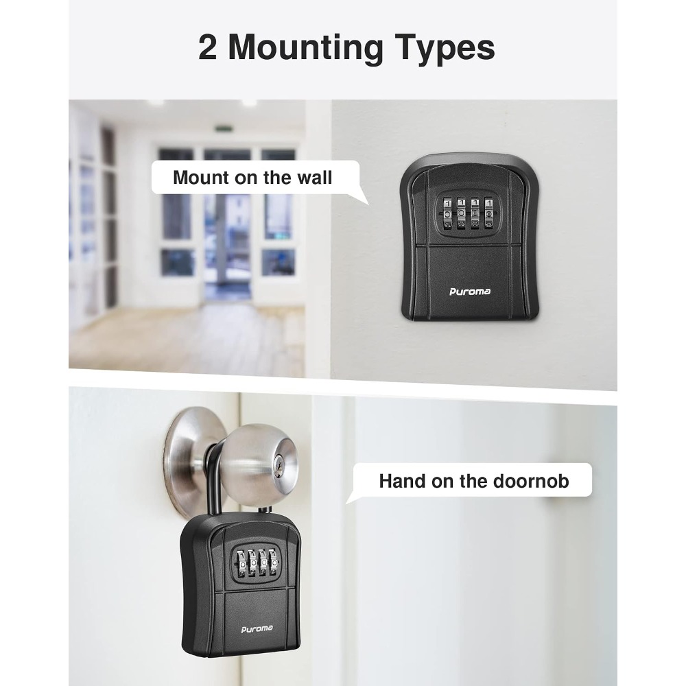 Key Lock Box, Portable Combina - Lockbox Key Secure avaliação e preço