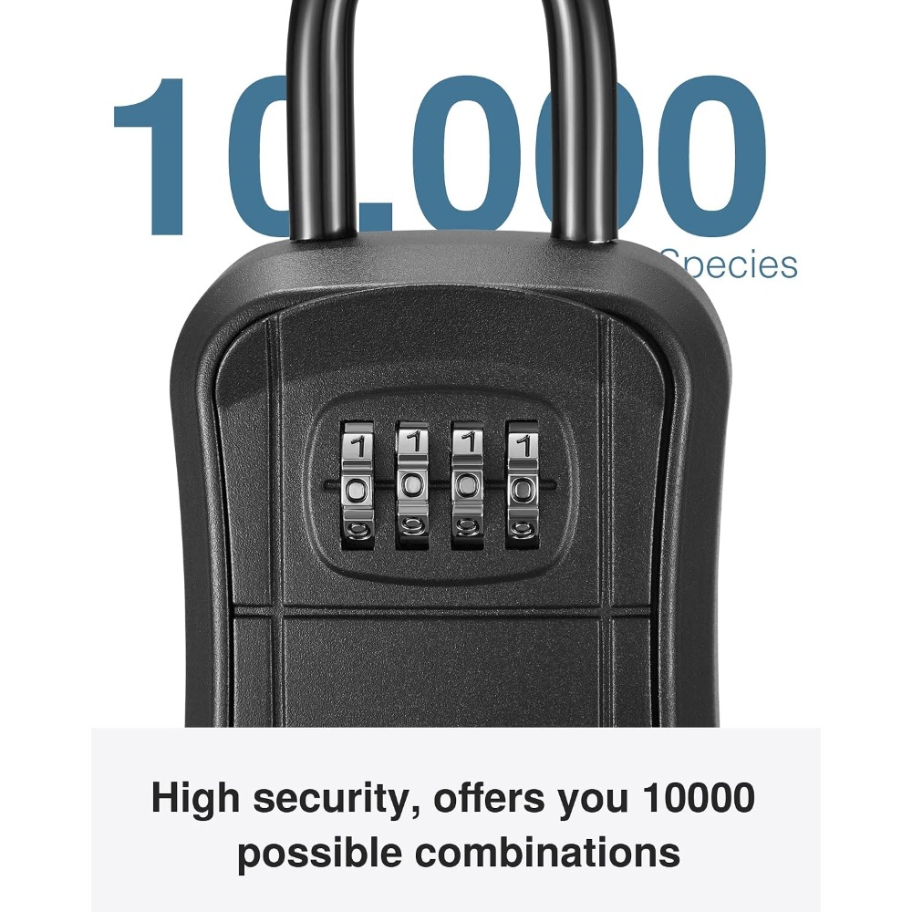 Key Lock Box, Portable Combina - Lockbox Key Secure avaliação e preço