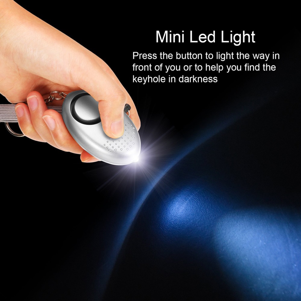 130dB Self Defense Alarm Anti- - Personal Alarm Keychain avaliação e preço