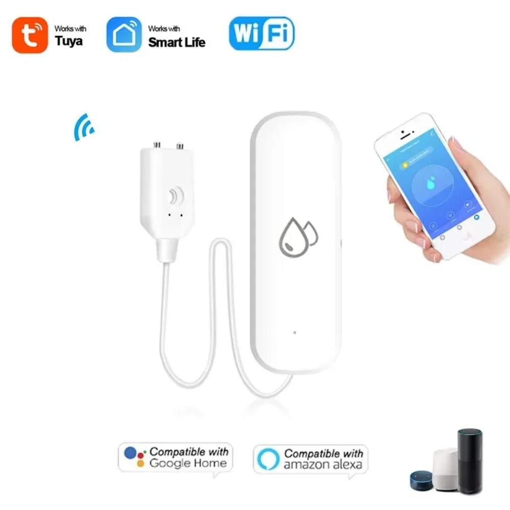 Tuya WiFi Water Sensor Leakage - Water Alarm Sensor avaliação e preço