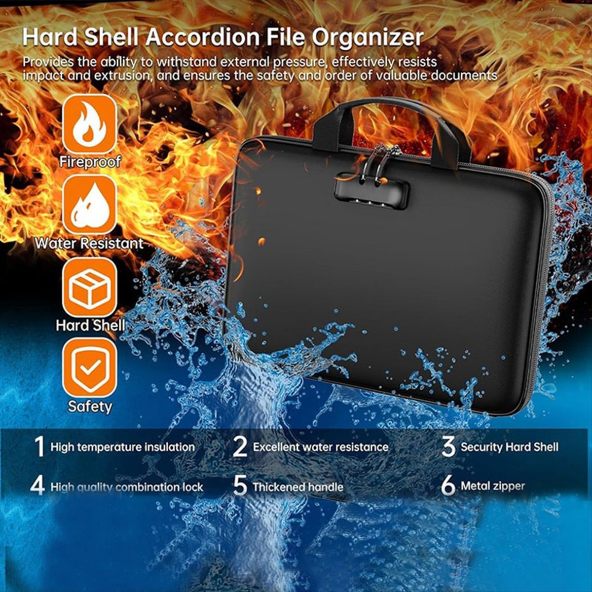 Fireproof Document Organizer B - Fire Safe Document avaliação e preço