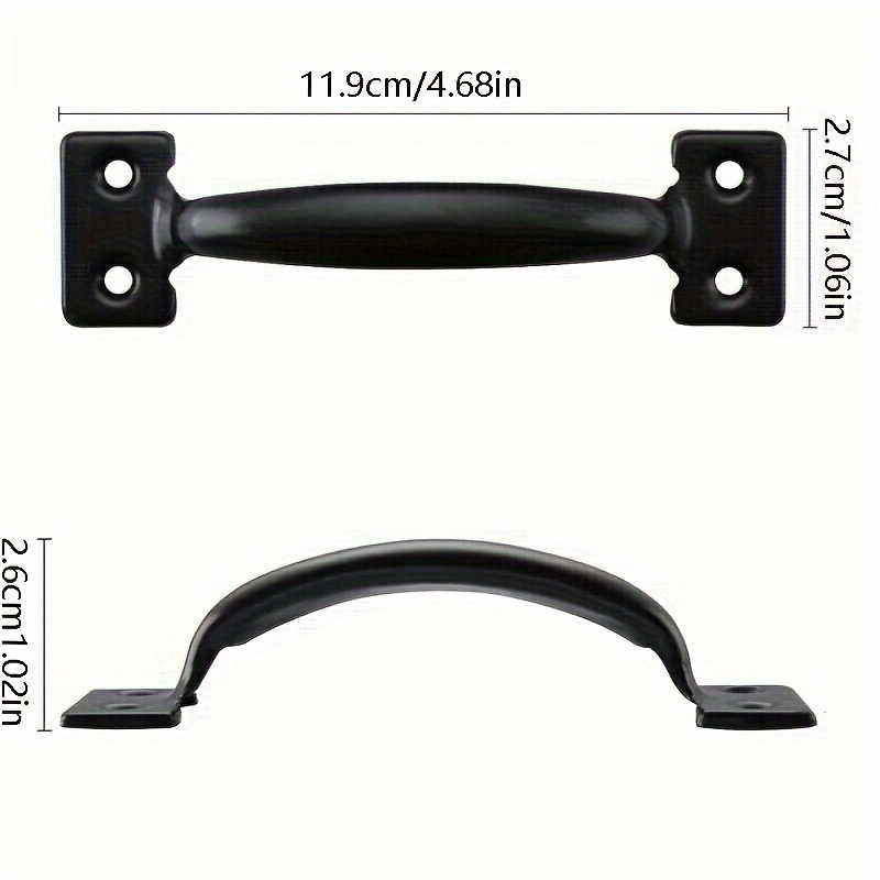 2Pcs DIY Furniture Iron Handle - Window Lock Bar avaliação e preço
