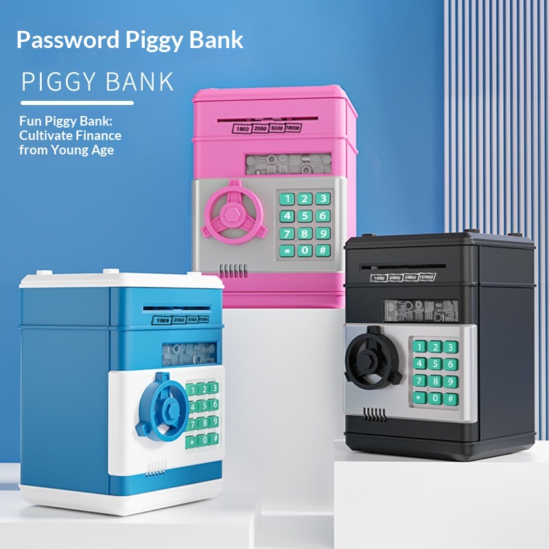 Creative Kids Piggy Bank Autom - Lockbox Key Secure avaliação e preço
