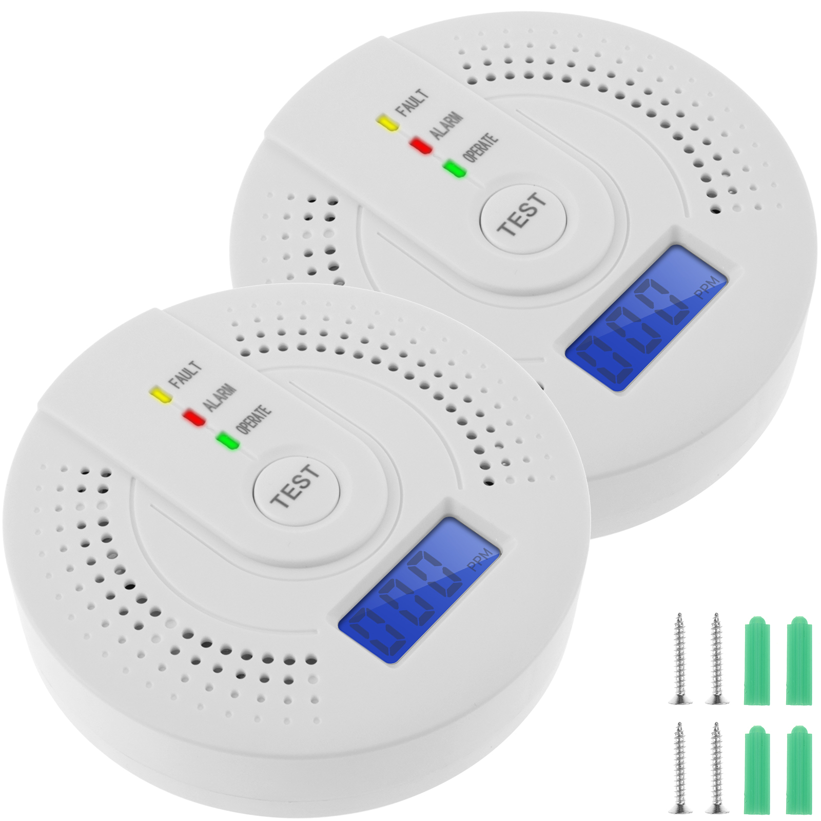Independent CO Alarm Sensor Ca - Smoke Detector Interconnected avaliação e preço